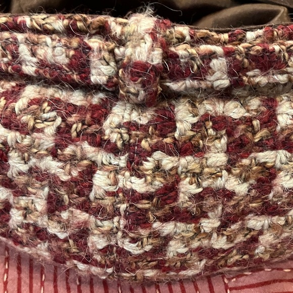 San Diego Hat Company WOOL Red and Cream Tweed Cap - Picture 9 of 12